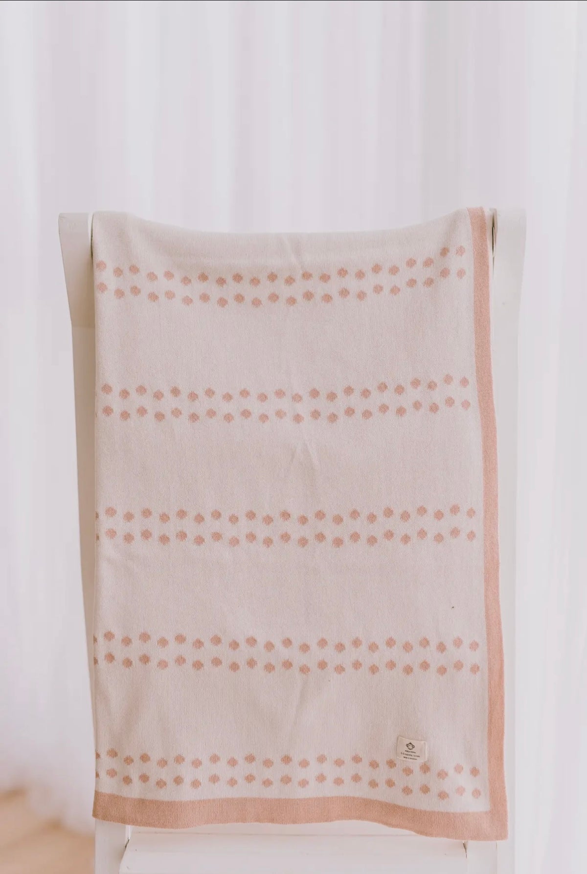 Micu Micu | Pink Dots Knit Blanket