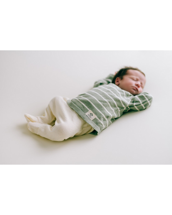 Micu Micu | Green Striped Newborn Set
