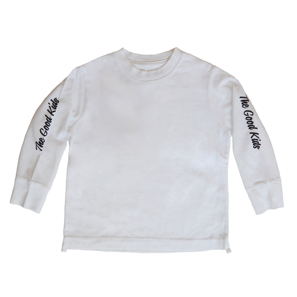 The Good Kids Apparel - Beverly Box LS Tee | White