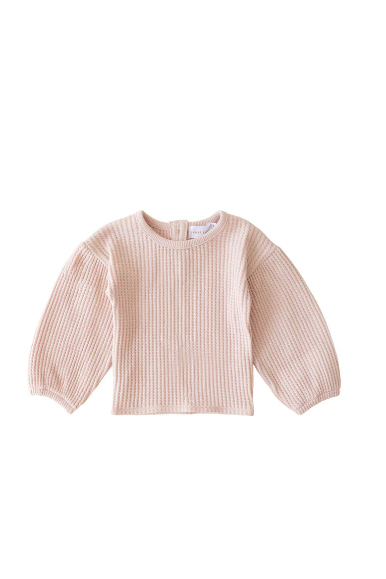Madison Puff Sleeve Blouse | Provence Dusty Pink