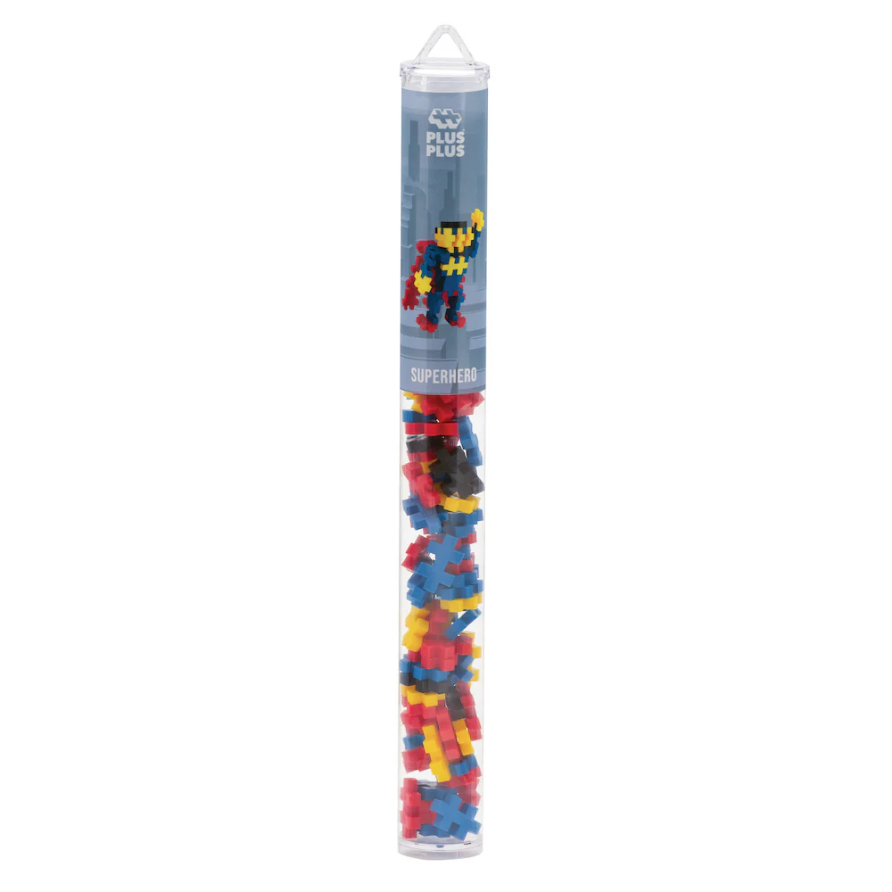 Plus-Plus | Tube - Superhero - 70 Piece