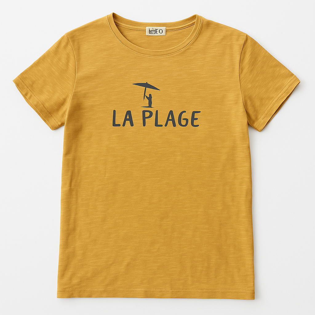 Buho | Cesar La Plage T-Shirt - Mustard