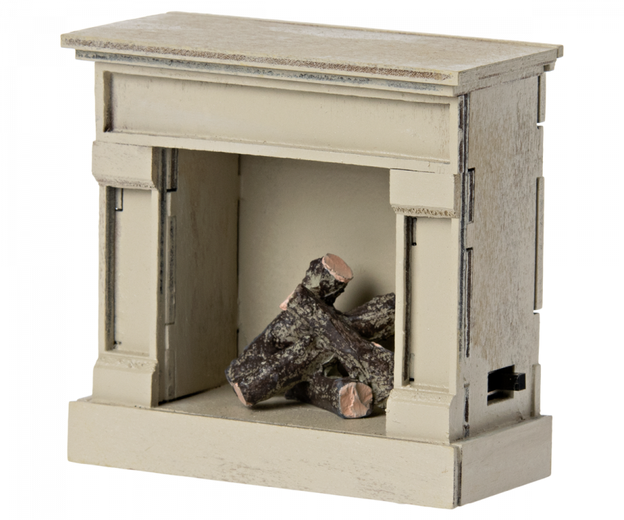 Maileg | Vintage Mouse Fireplace - Off-White