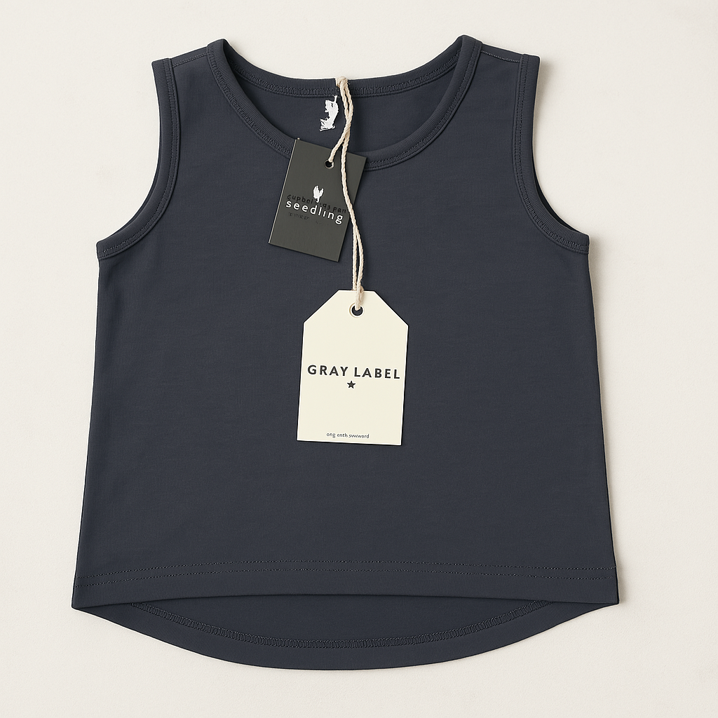 Gray Label Organic Cotton Tank | Navy