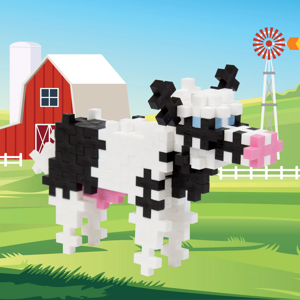 Plus-Plus | Tube - Cow - 70 Piece
