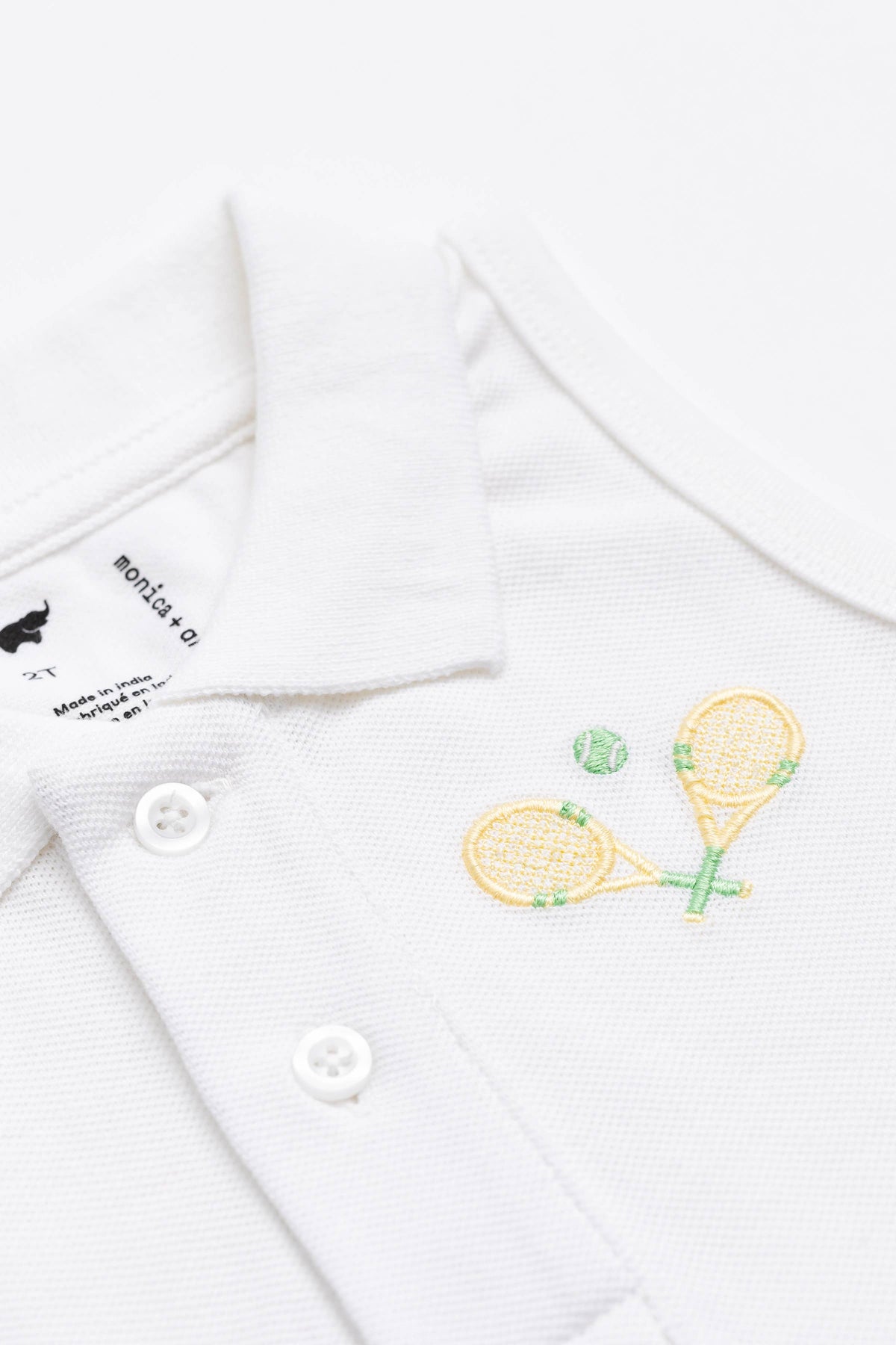Monica &amp; Andy | White Pleated Tennis Dress