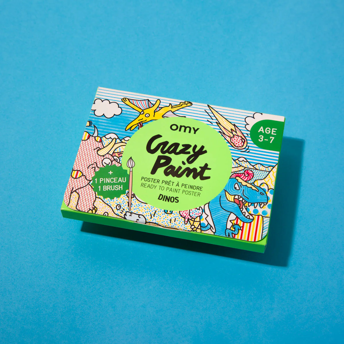 OMY | Crazy Paint Poster Dinos