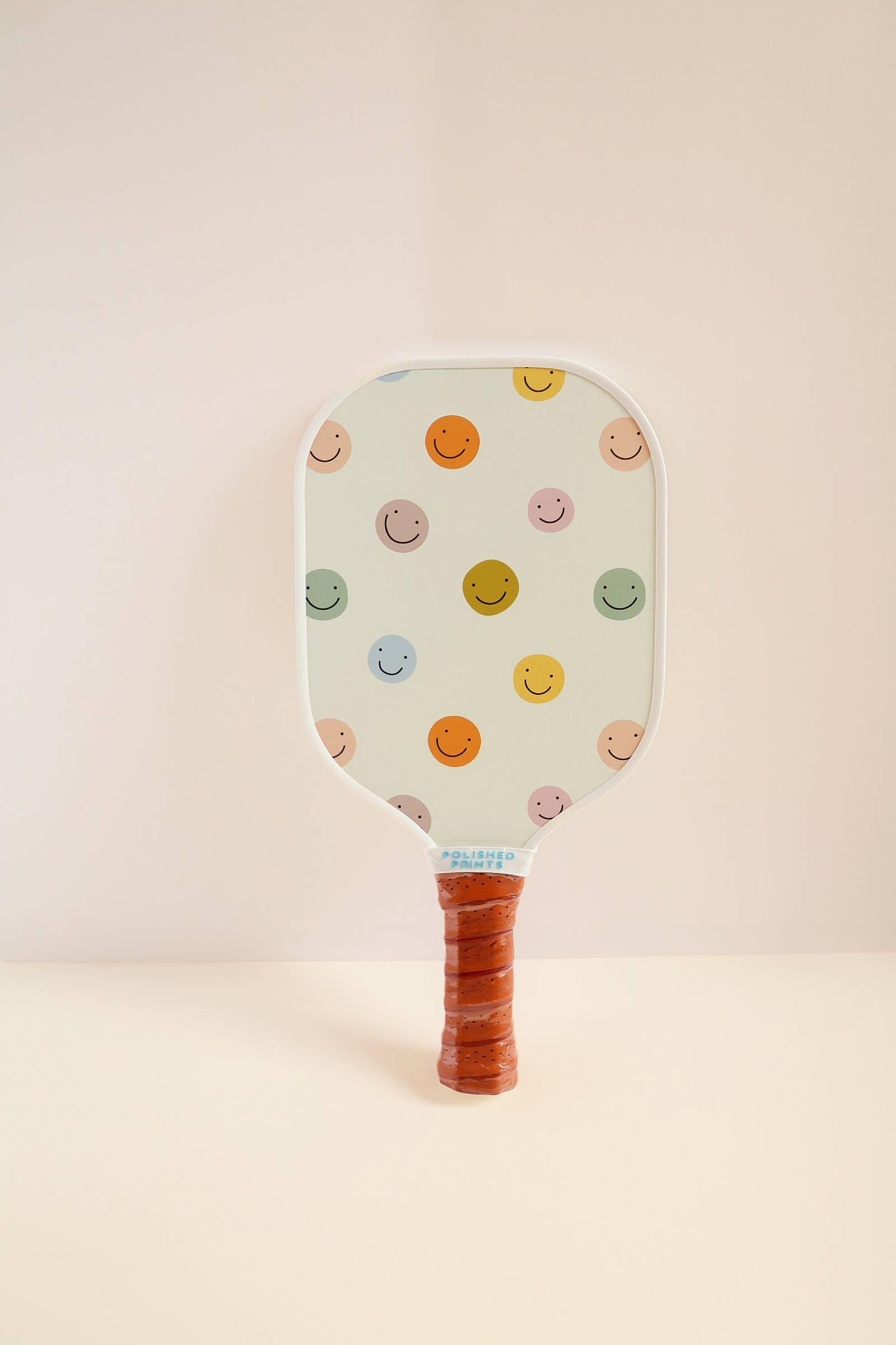 Polished Prints | Kids Smiley Face Pickleball Paddle