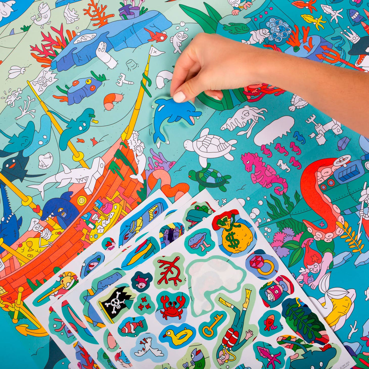 OMY | Giant Search &amp; Find Ocean Poster