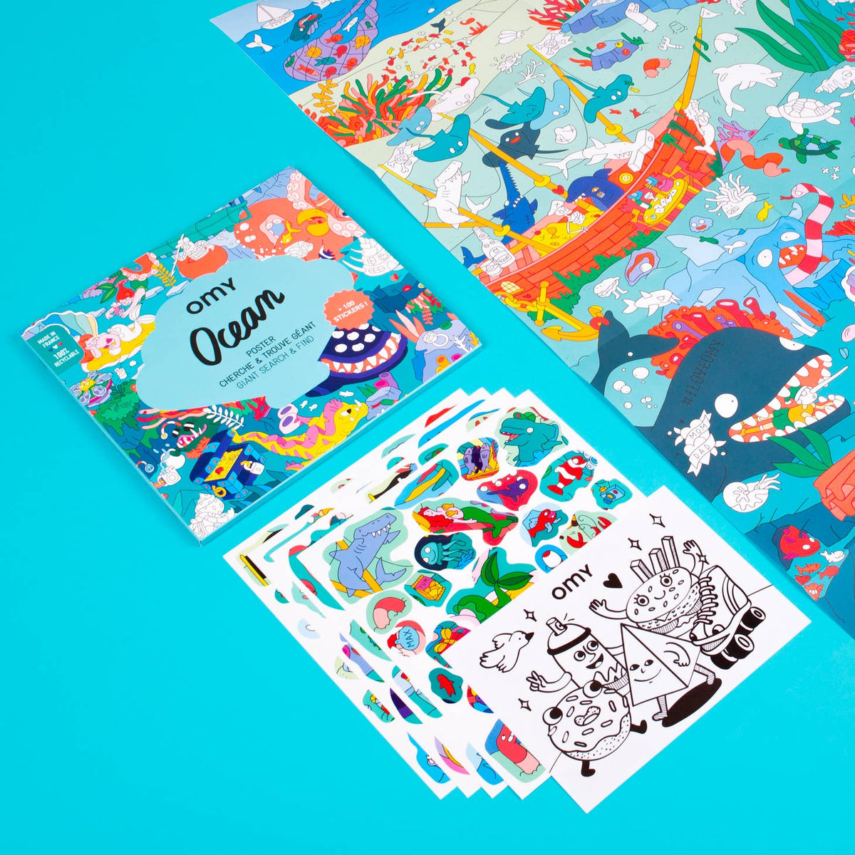 OMY | Giant Search &amp; Find Ocean Poster