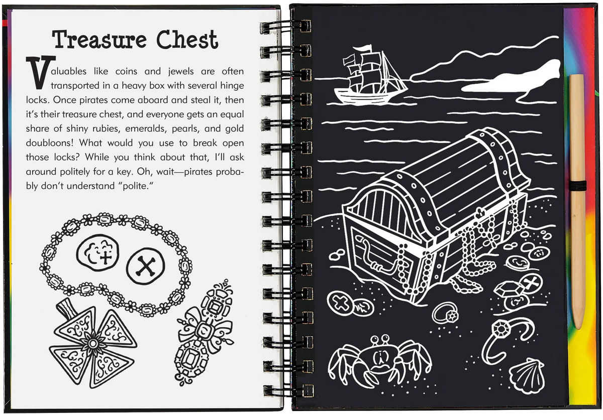Trace-Along | Scratch and Sketch Pirates