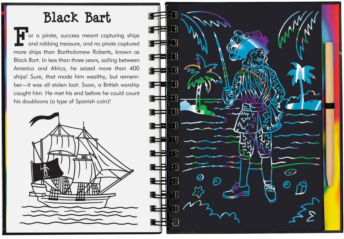 Trace-Along | Scratch and Sketch Pirates