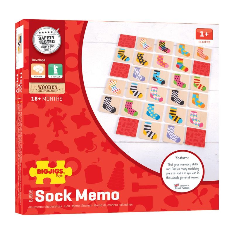 Big Jigs Toys | Sock Memo