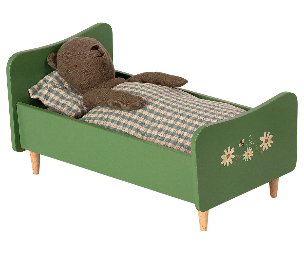 Maileg | Bed for Teddy Dad - Dusty Green