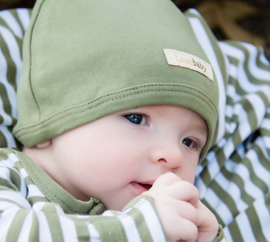 L&#39;ovedbaby | Organic Cute Cap - Sage