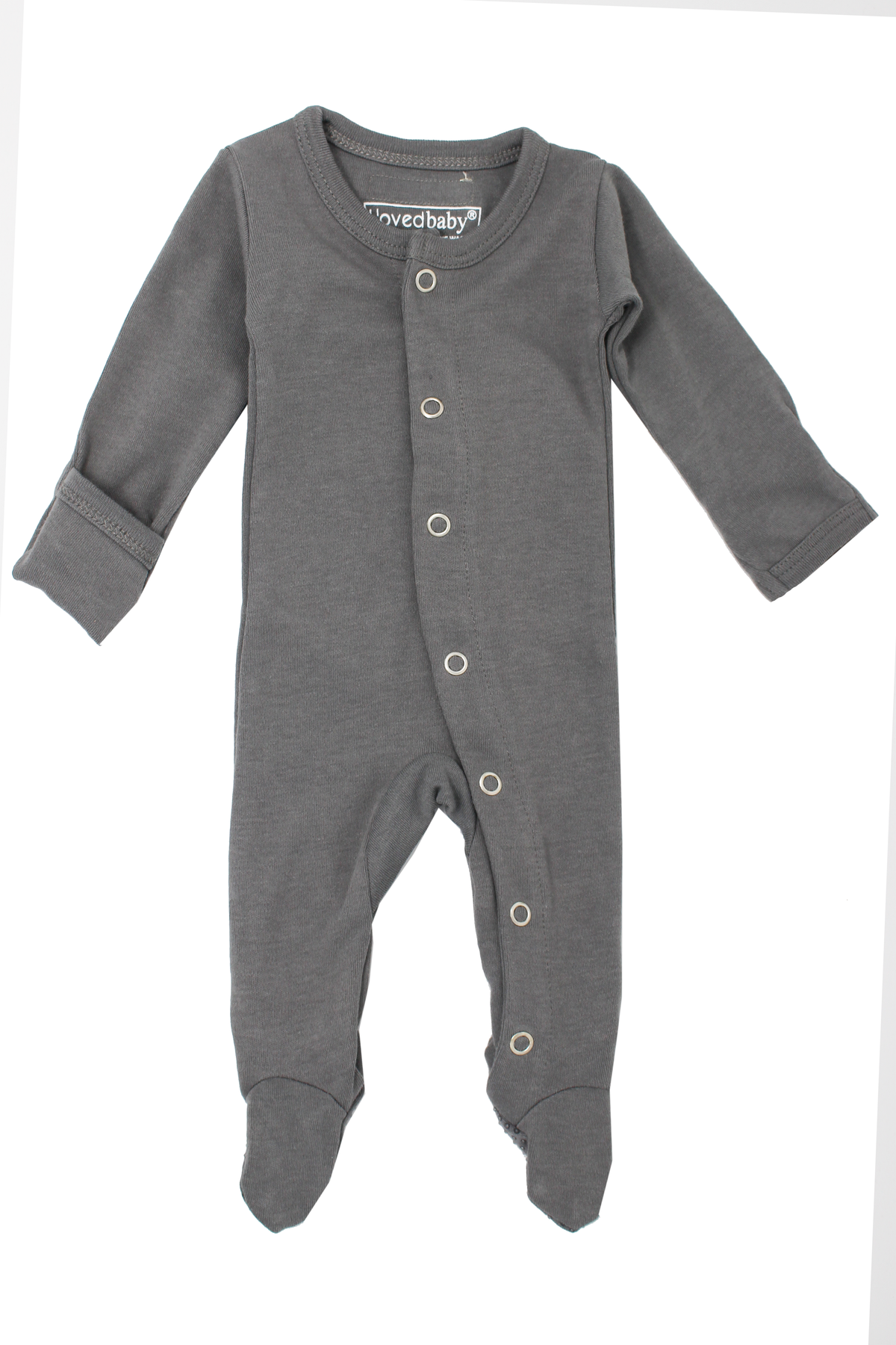 L&#39;ovedbaby | Organic Footed Overall - Gray