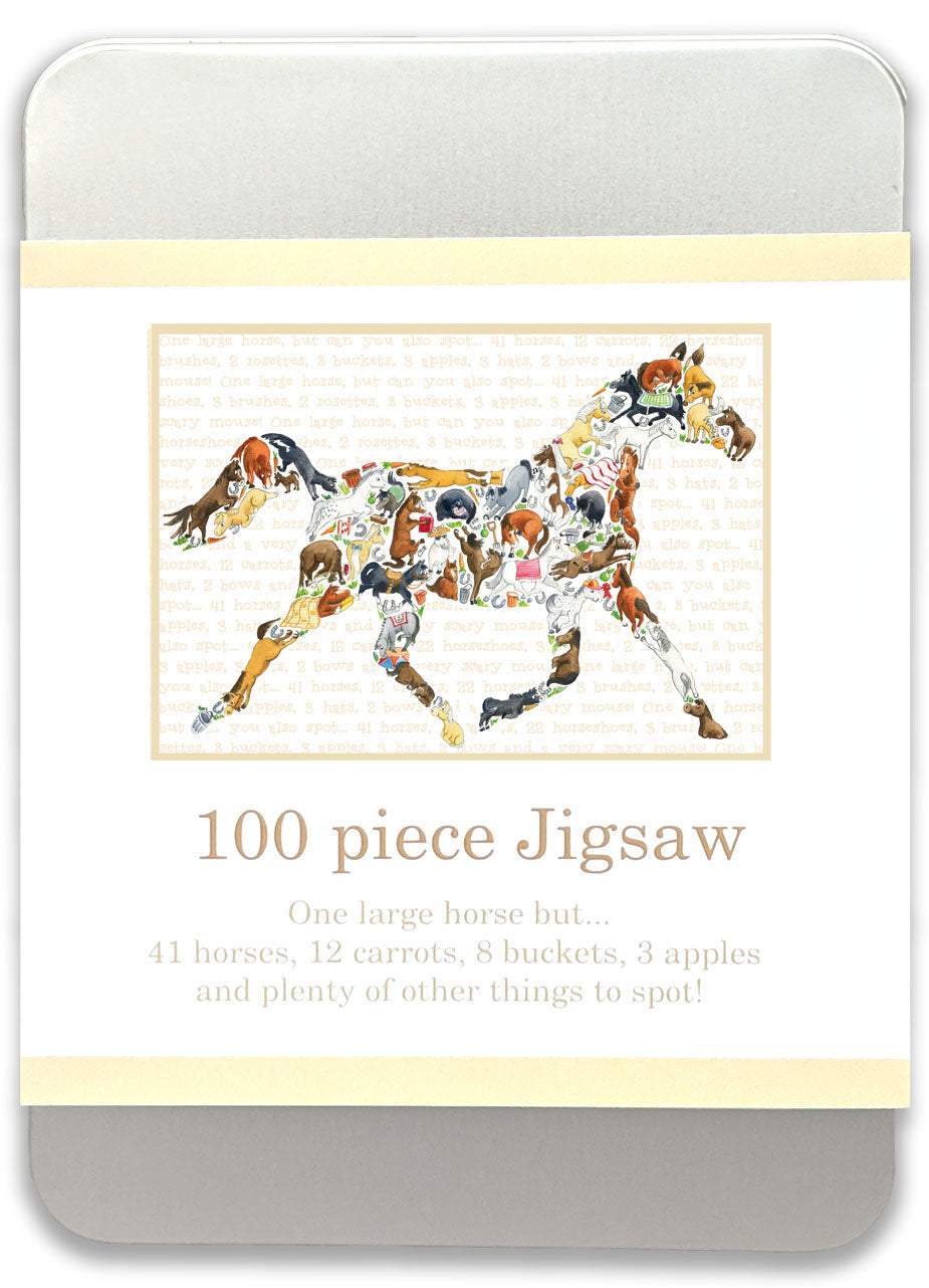 100 Piece Horse Jigsaw Puzzle