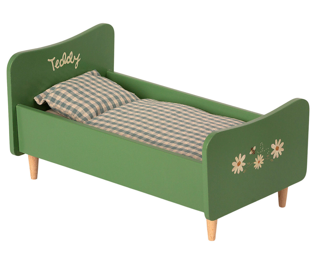 Maileg | Bed for Teddy Dad - Dusty Green