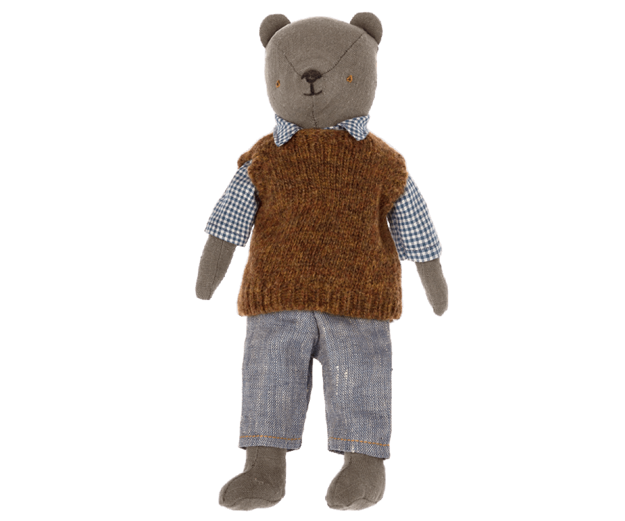 Maileg | Shirt, Slipover + Pants for Teddy Dad