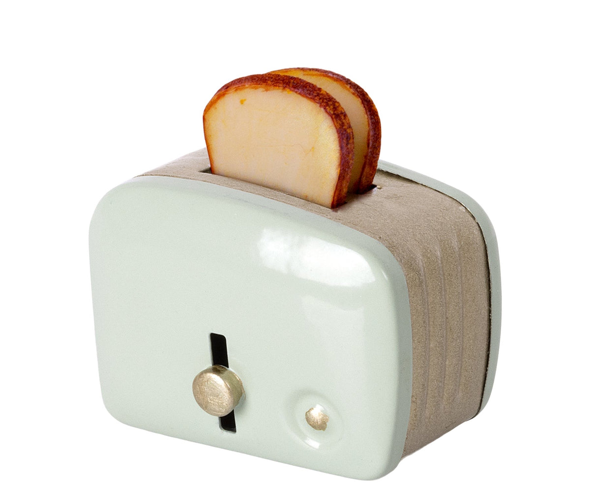 Maileg | Miniature Toaster and Bread - Mint