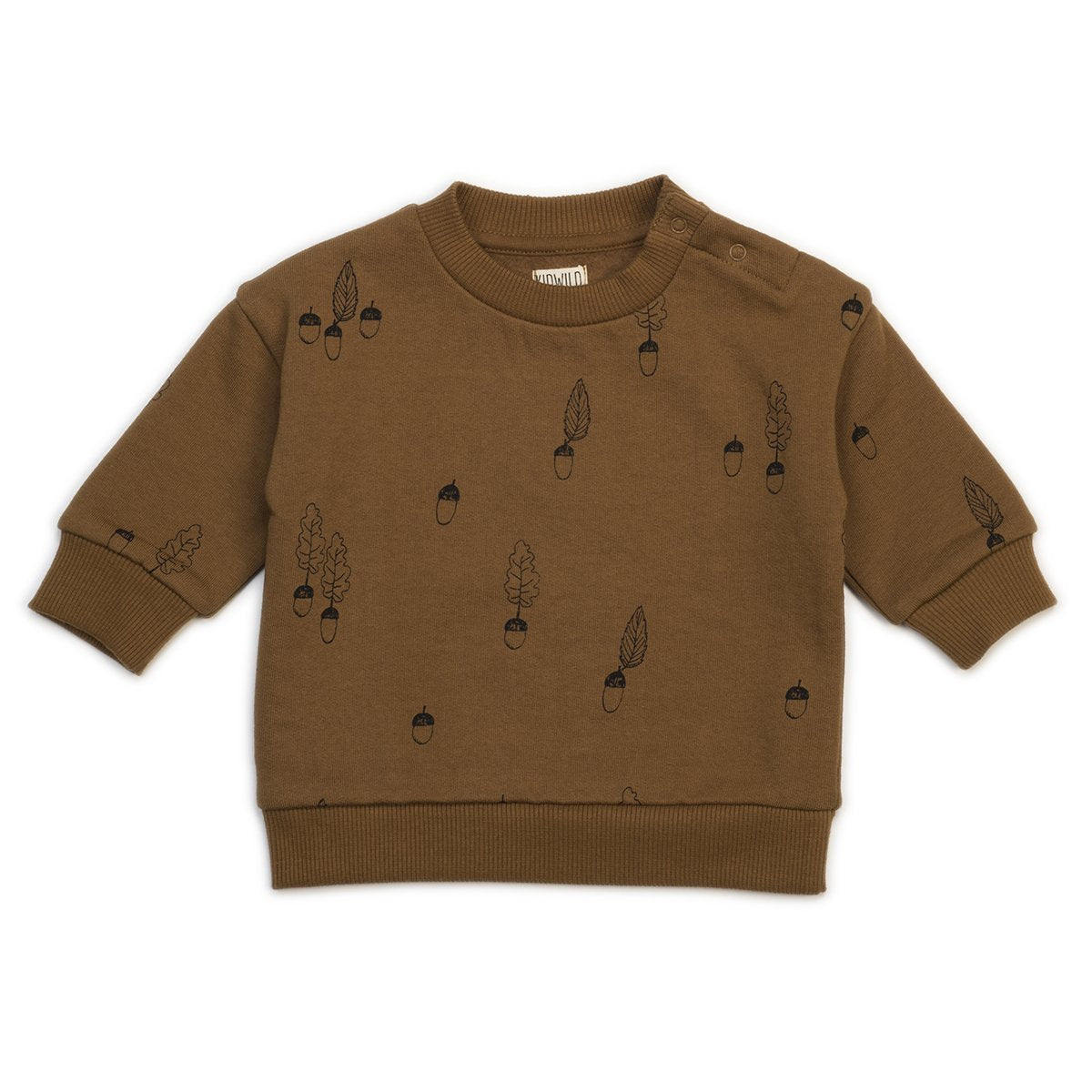 Kidwild | Organic Fleece Sweatshirt - Acorn/Caramel