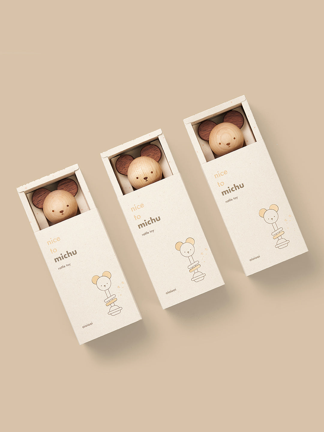 Oioiooi | Nice to Michu Baby Rattle