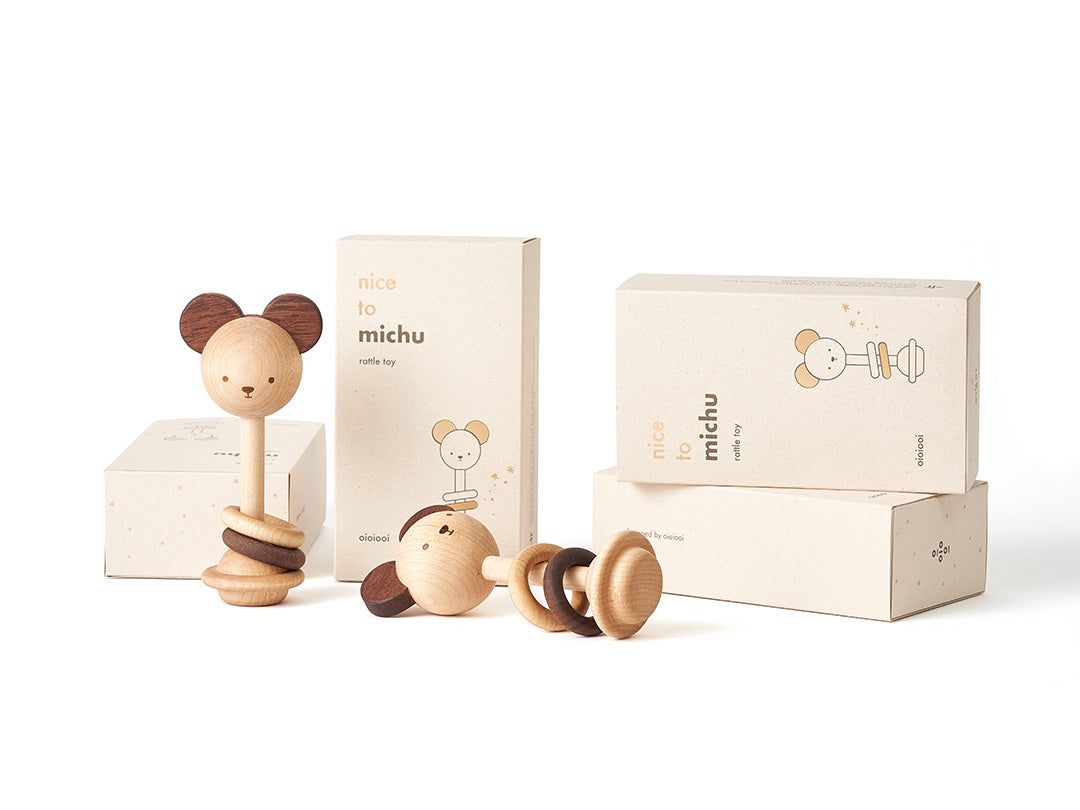 Oioiooi | Nice to Michu Baby Rattle