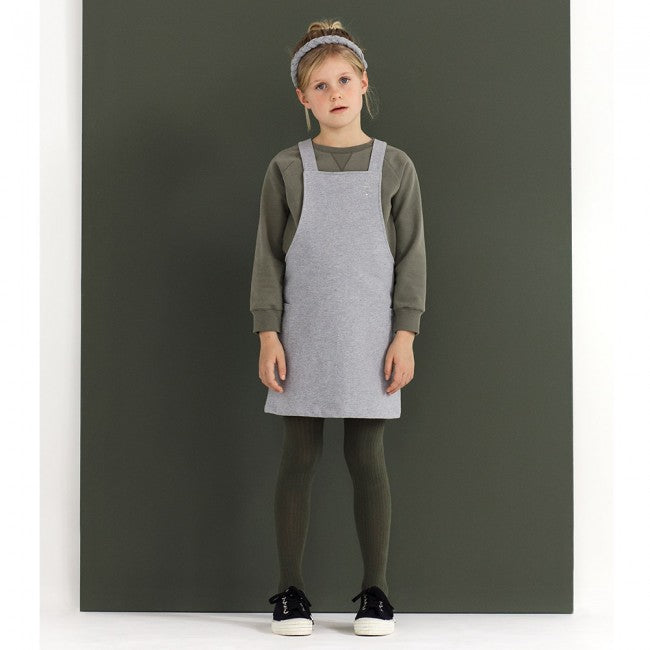 grey dungaree dress Canvas dungaree dress