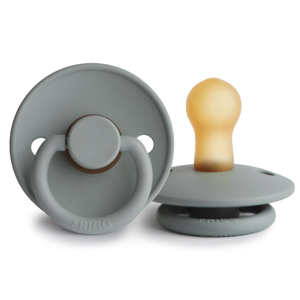 FRIGG | Natural Rubber Pacifier - French Gray