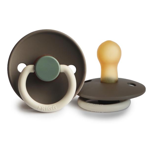 FRIGG | Natural Rubber Pacifier - Hudson Bay Colorblock