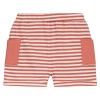 Gray Label | Relaxed Pocket Shorts - Faded Red/Off-White Stripe