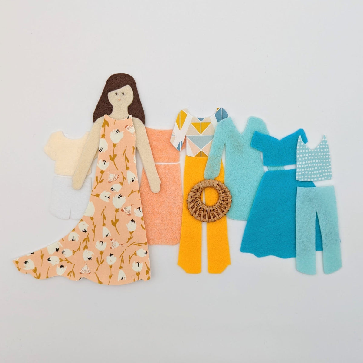 Lowercase Toys | Felt Doll Deluxe Set - Hazlenut