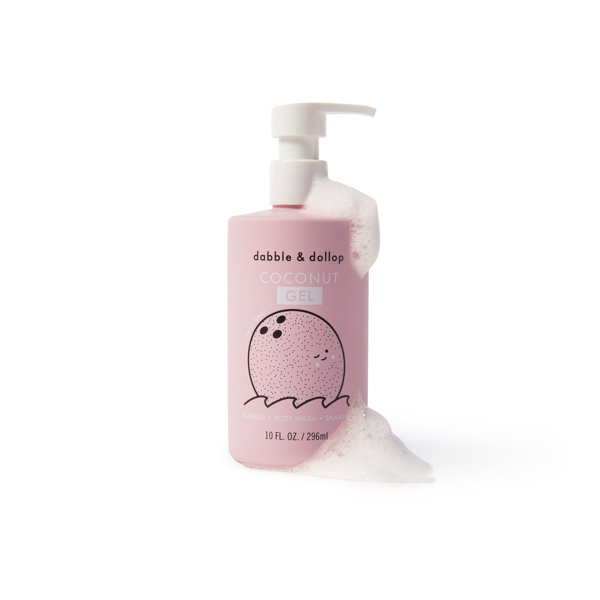 Dabble &amp; Dollop | Coconut 3 in 1 Shampoo, Bubble Bath &amp; Body Wash