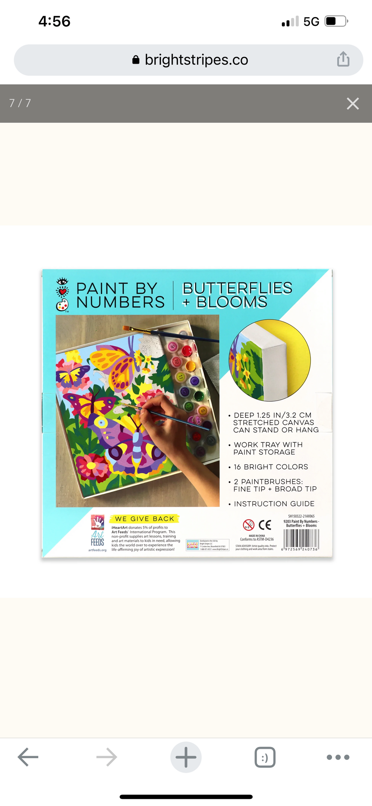 iHeartArt | Paint by Numbers | Butterflies + Blooms