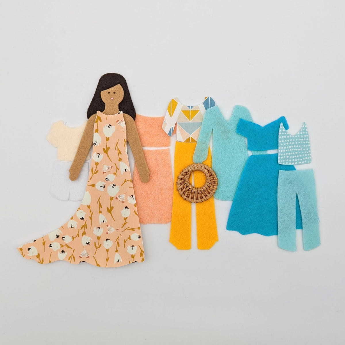Lowercase Toys | Felt Doll Deluxe Set - Caramel