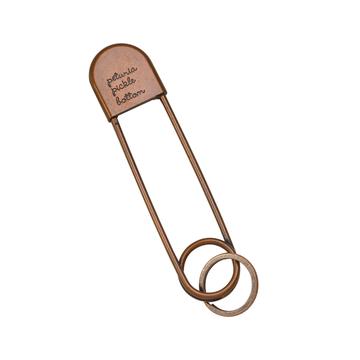 Petunia Pickle Bottom | SAFETY PIN KEYCHAIN IN ANTIQUE COPPER