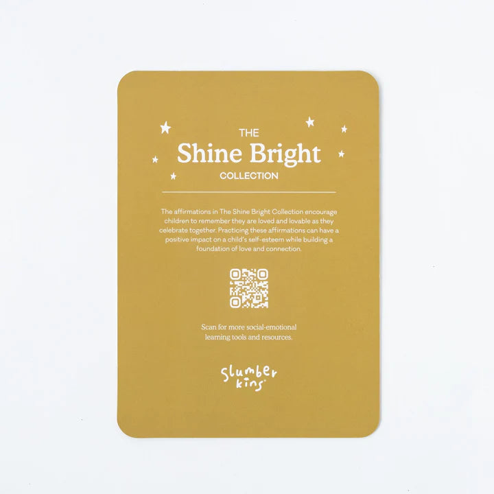 Shine Bright Bigfoot Snuggler &amp; Shine Bright Affirmation Card