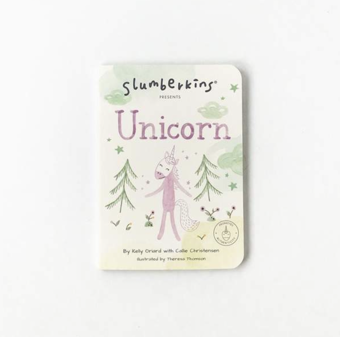 front cover of slumberkins unicorn board book
