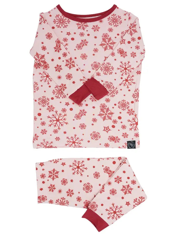 Bamboo Snowflake Pajama Set